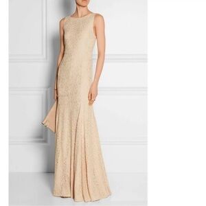 NWT DVF Maxi Sleeveless Lace Dress 0 Evangelina